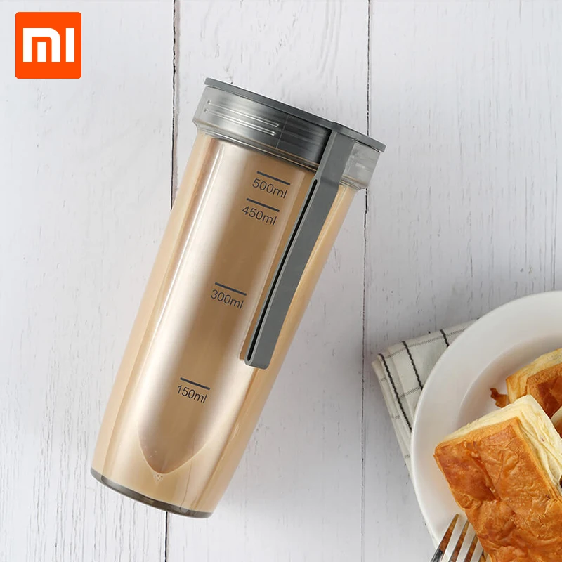 Original Xiaomi Youpin portable cup Tritan material 500ml cooking machine drinking suitable for exercise running travel | Электроника