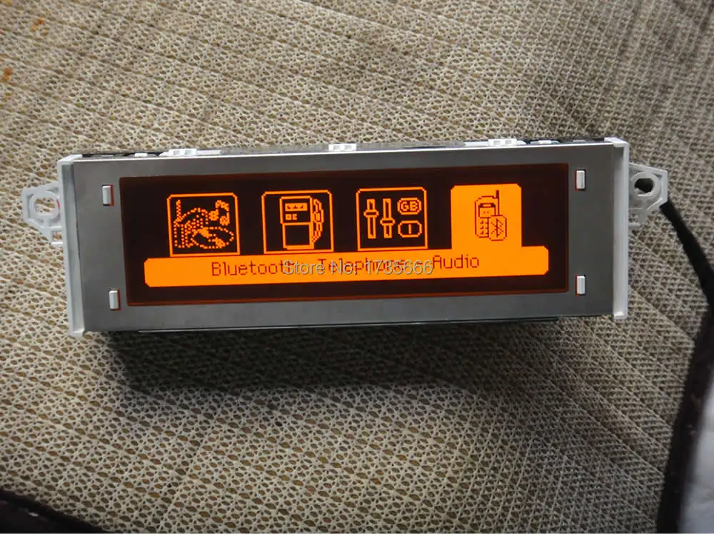 Оригинальный красный дисплей с поддержкой USB и Bluetooth монитор 12 контактный для Peugeot