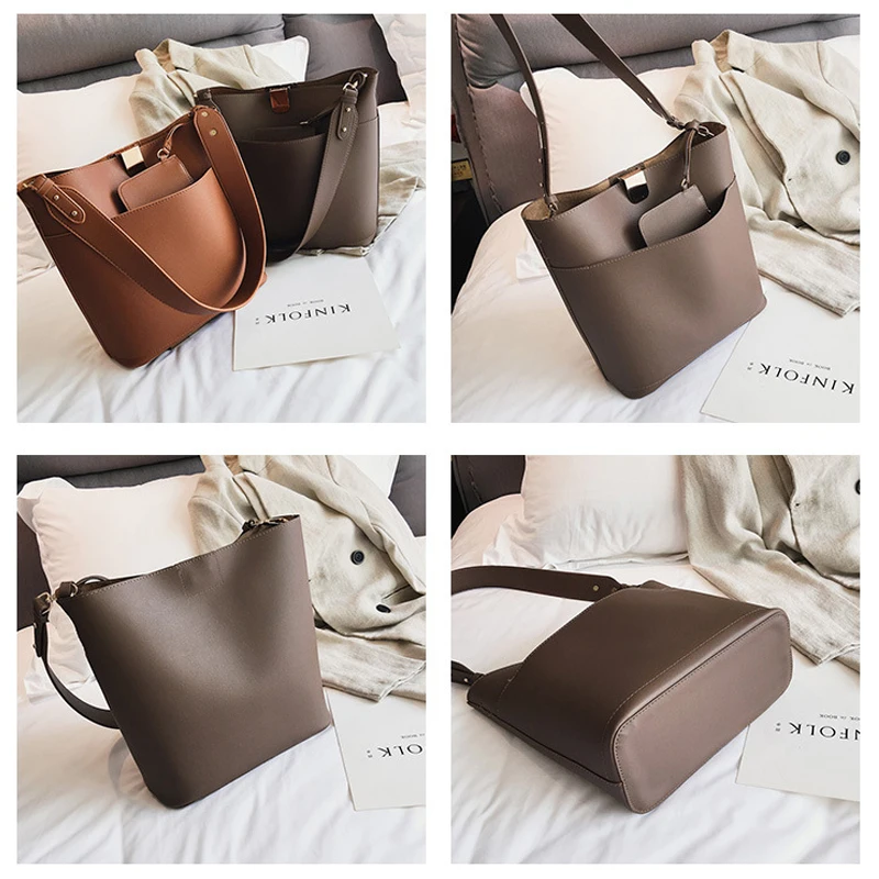 Jaybag/ винтажные сумки через плечо для женщин, искусственная кожа, сумка-мешок для дочки, Повседневная однотонная, лаконичная сумка на плечо, Bolsos Mujer