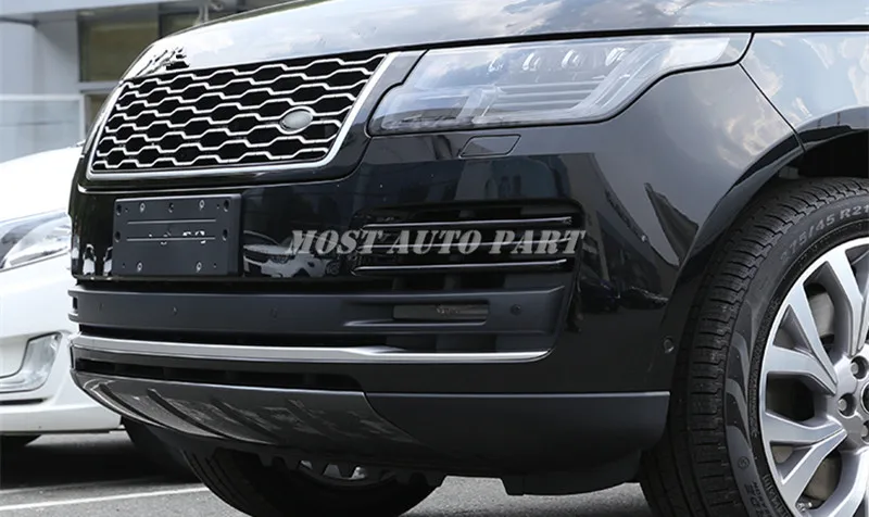 ABS передний бампер решетка вентиляционное отверстие Накладка для Land Rover Range Rover L405 серебро/черный