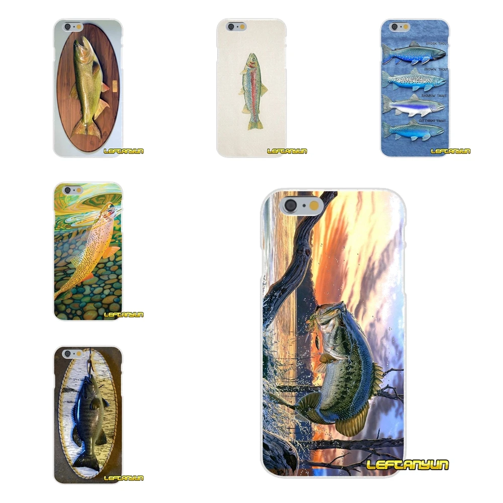 Форель панель Живопись Рыба для Samsung Galaxy A3 A5 A7 J1 J2 J3 J5 J7 2015 2016 2017 аксессуары чехлы