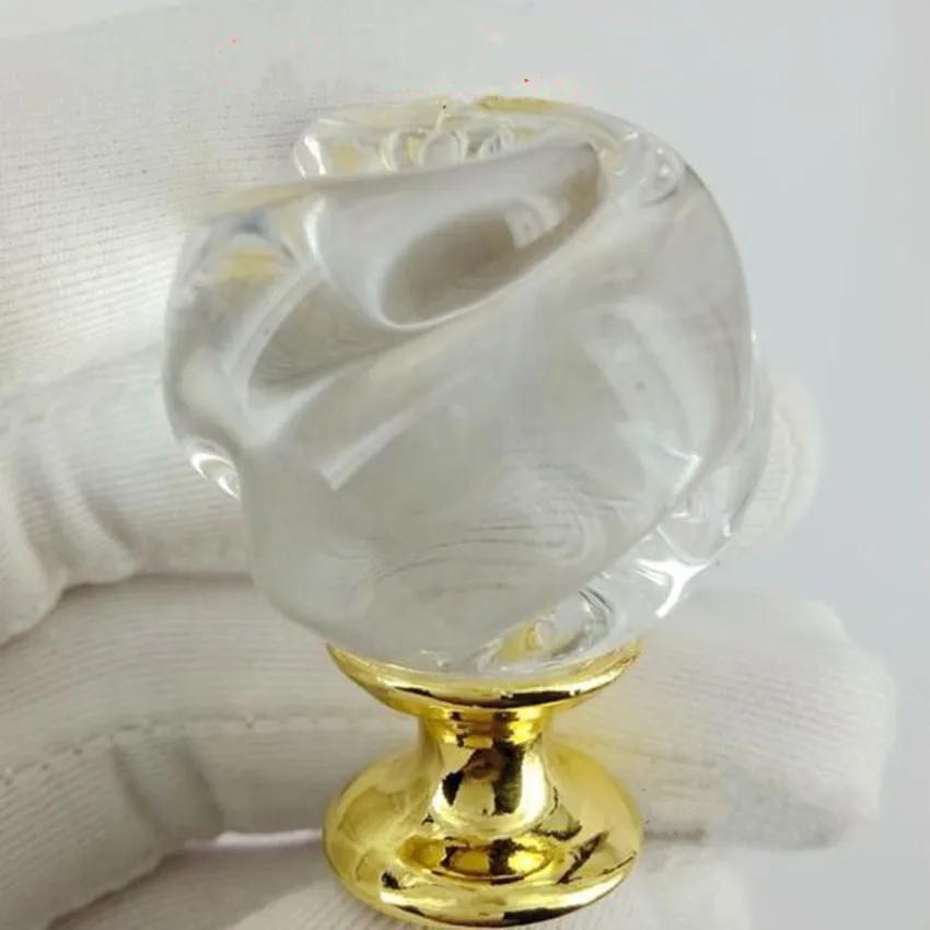 Роскошная модная розовая Мебельная ручка красная винная фиолетовая кристальная