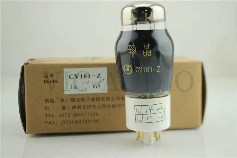 1 шт. новая SHUGUANG CV181 Z электронная трубка Hi Fi Замена 6N8P 6H8C 6SN7 8 контактов вакуумная