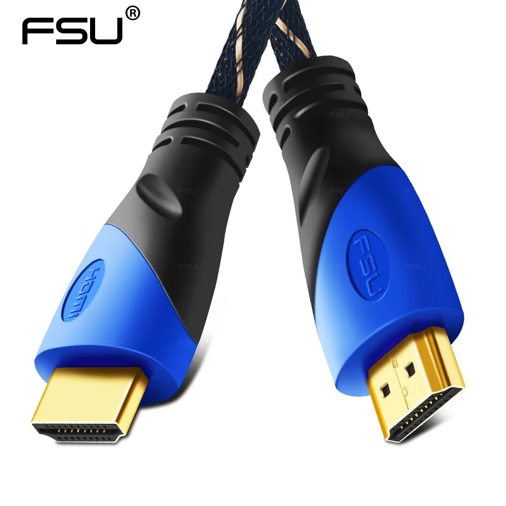 Высокоскоростной HDMI кабель 1080P 3D позолоченный штекер для PS4 Xbox проектор HD lcd Apple tv ноутбук 0,5 м 1 м 2 м 3 м 5 м 8 м 10 м