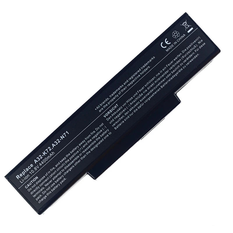 4400 Laptop Battery for Asus A32-K72 A32-N71 K72DR K72D K72F K72JR K73 K73SV Batteies K73S K73E N73SV | Компьютеры и офис
