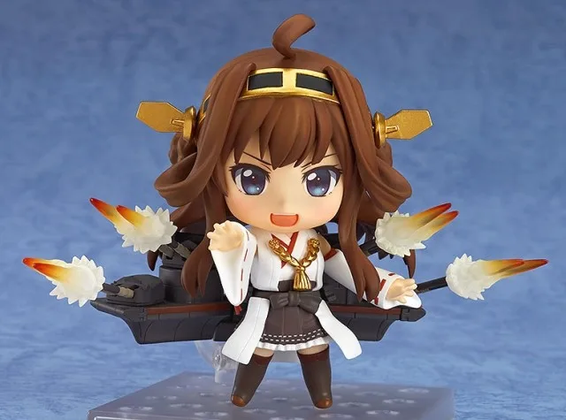 Аниме флота коллекция qversion Nendoroid 405 Kongo ПВХ Коллекция фигурку Модель игрушки куклы