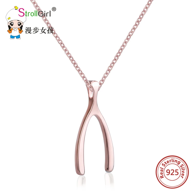 Мода ветка Подвески для Для женщин 925 серебро рога розовое золото Цвет Серебряные