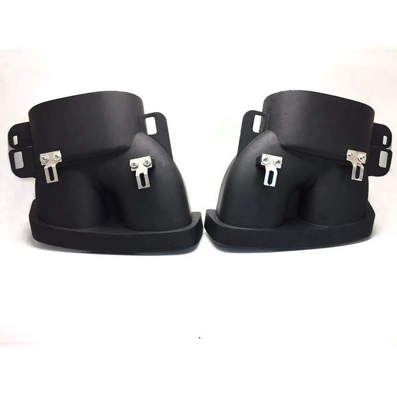 1 пара наконечников для выхлопной трубы серые наконечники из нержавеющей стали 304