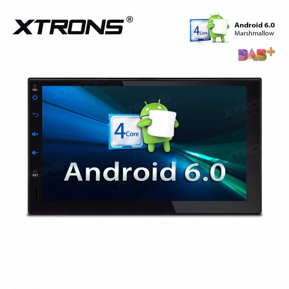 7 &quotAndroid 6.0 Marshmallow OS 2 DIN Автомобильный мультимедийный Double навигатор GPS два Дин