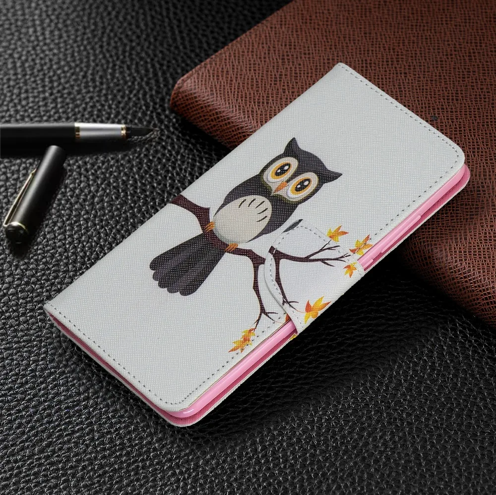 ЛМС роскошный цветочный Рисунок Кожаный чехол для телефона чехол Coque для Redmi 7A K20 Note7 Note6 Note5 Note4 Redmi 6 5 Pocophone F1