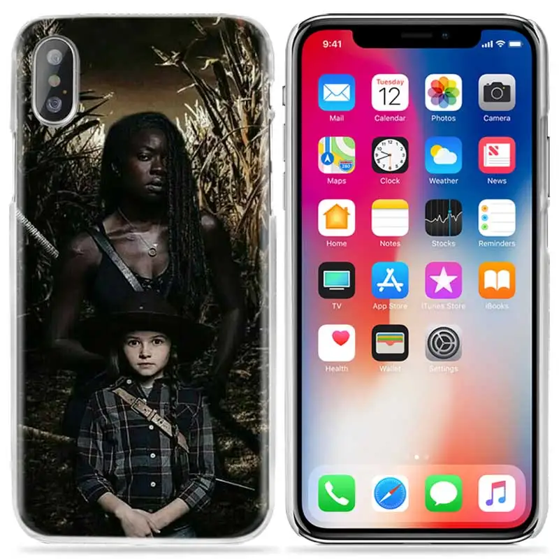 Чехол Negan Walking Dead для iPhone XS Max XR X 10 7S 8 6 6S Plus 5S SE 5 4S 4 5C 6+ 6S+ 7+ 11 жесткий чехол PC Fundas чехол для телефона