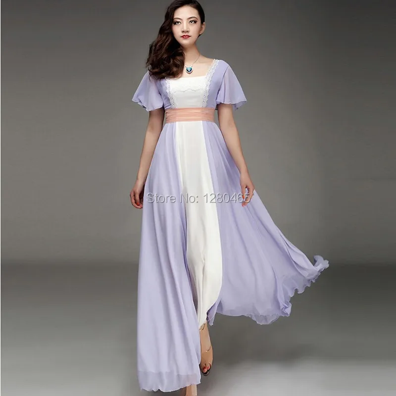 Vestidos Титаник Роза знаменитое шифоновое платье вечернее Выпускной женское