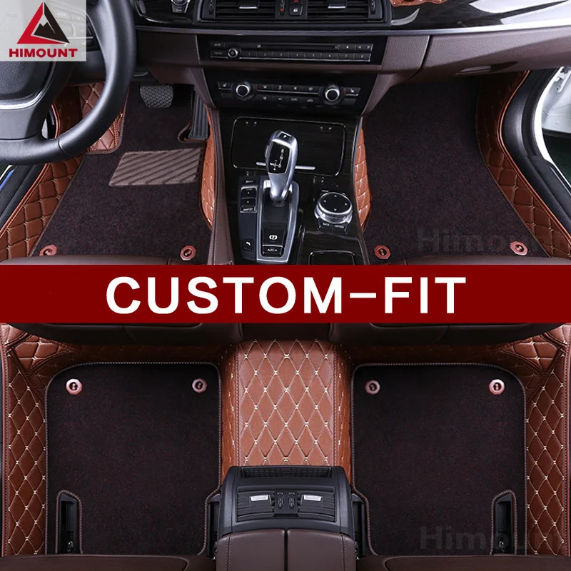 

Customized car floor mats for Nissan GT-R GTR R35 high quality luxury all cover leather car styling anti slip rugs carpets liner