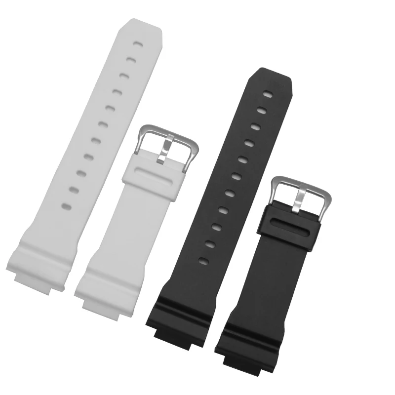 Ремешок резиновый для CASIO DW5600 6900 G5700 GM5610 GW5610 сменный силиконовый браслет черный