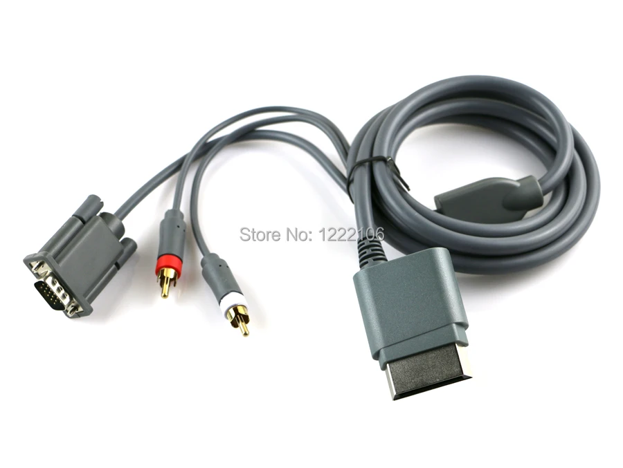 ChengChengDianWan HD High Definition Video Audio HDTV RCA AV VGA PC Monitor Cable Cord Connecter For xbox360 | Электроника
