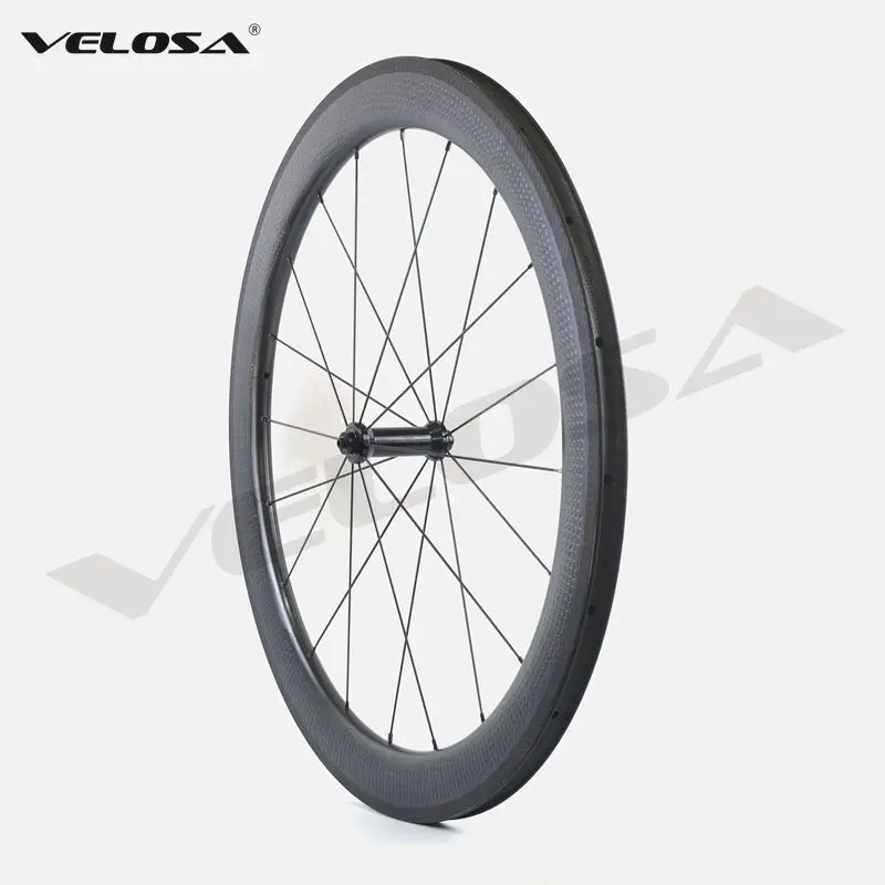Velosa 404 454 58 мм dimple колеса, 700C Дорожные карбоновые велосипедные колёса, Showstopper тормоз для велосипеда, клинчер/комплект трубчатых колес