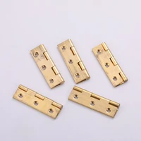 2pcslot furniturehinge length and width 50281 2mm kitchen furniture connector hardware accessories 6 hole 2 inch copper hinge
