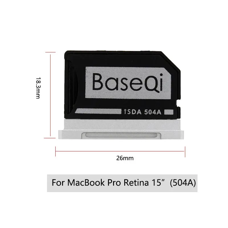Оригинальный алюминиевый мини привод BaseQi адаптер карты Micro SD картридер невидимый