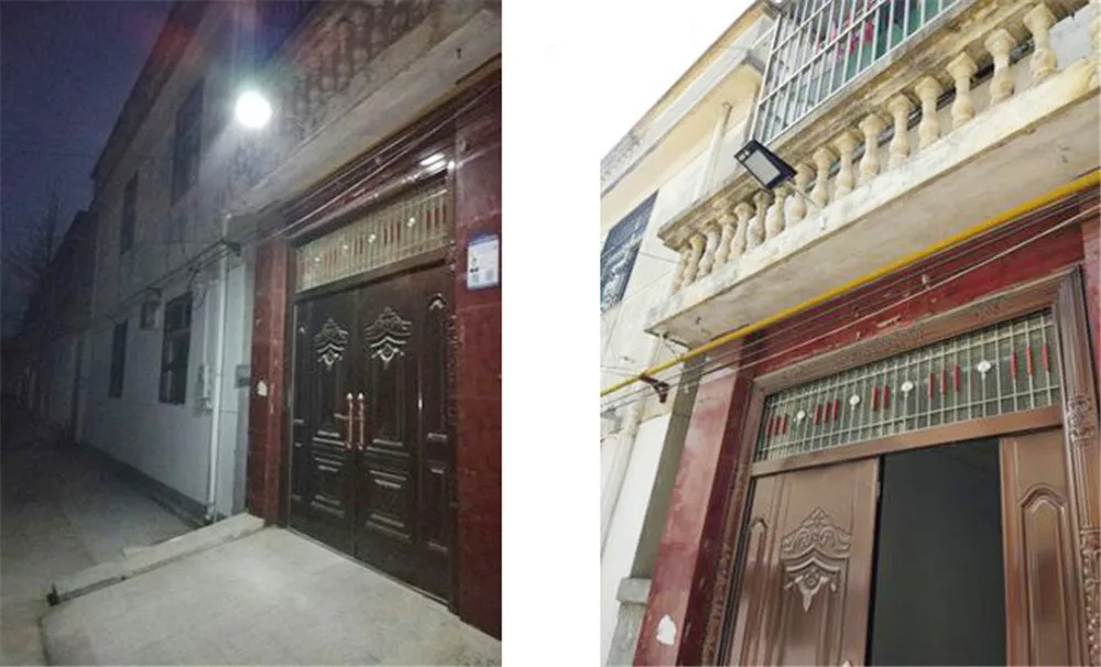 

LED Solar Light Outdoor Solar PIR Motion Sensor Wall Lamp Waterproof For Street Yard Path Garden Night Security Remote Wall Lamp