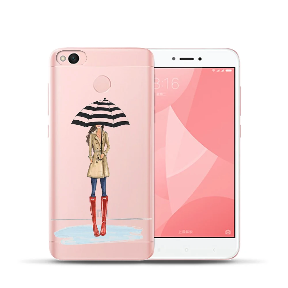For Xiaomi Redmi 4X 5A 4 4A MiA1 Mi6 5X MI8 NOTE Summer fashion Girl Travel Soft Silicone Back Fundas Cover Coque |
