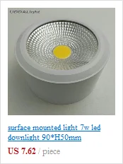 Точечный led 5 Вт Светодиодный светильник черный/белый 200 мм 300 мм удлиненный Dia60 мм скидка 30