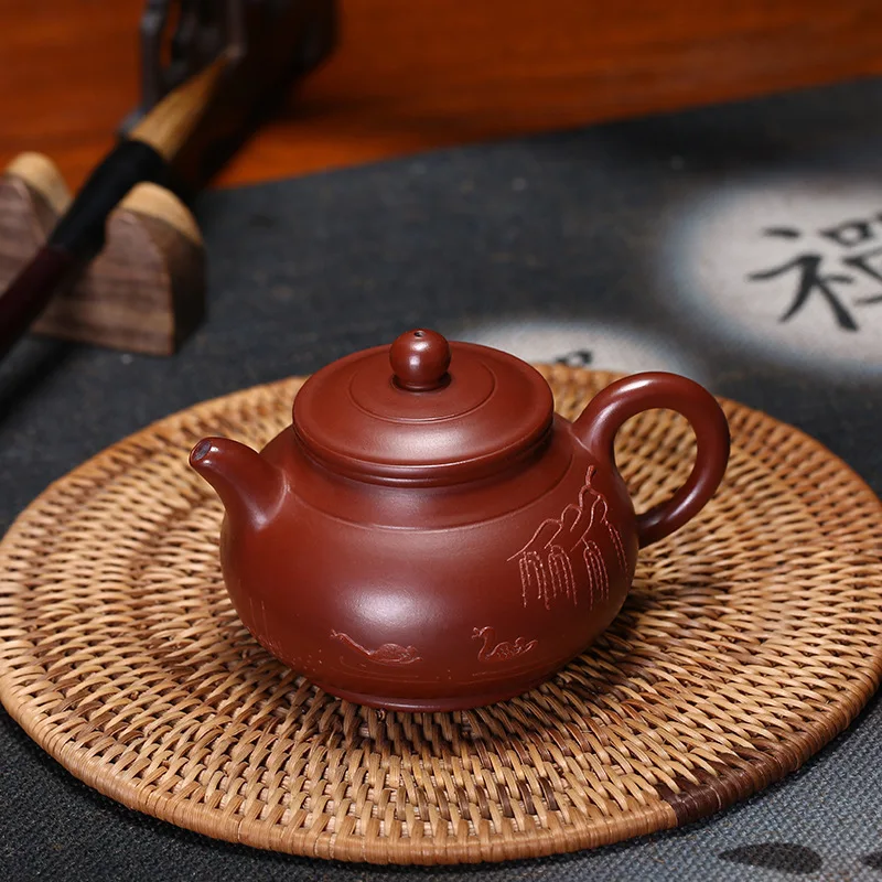 Исин раздираемый Рудный керамический чайник глиняный горшок Сковорода zhu