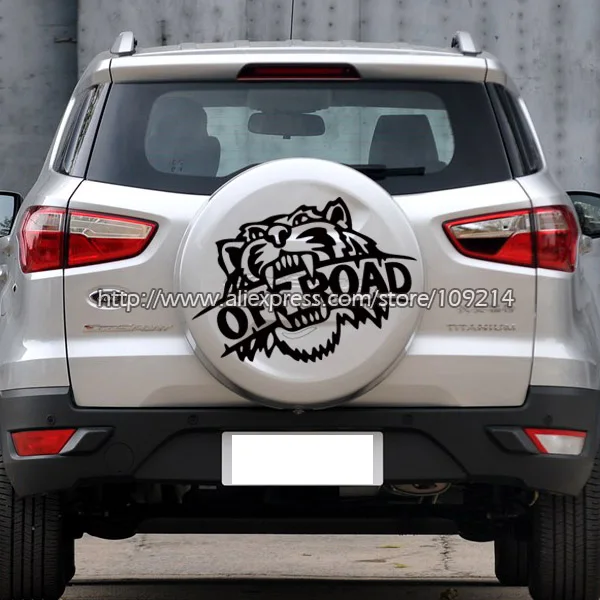 

Tiger OFF ROAD F150 SUV 4WD 4X4 FOUR WHEEL SPARE TIRE COVER Decal Stickers Waterproof T04
