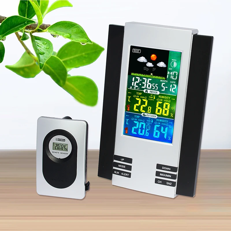 JIMEI H126G COLOR 1 беспроводной цифровой цветной ЖК дисплей комнатный наружный термо