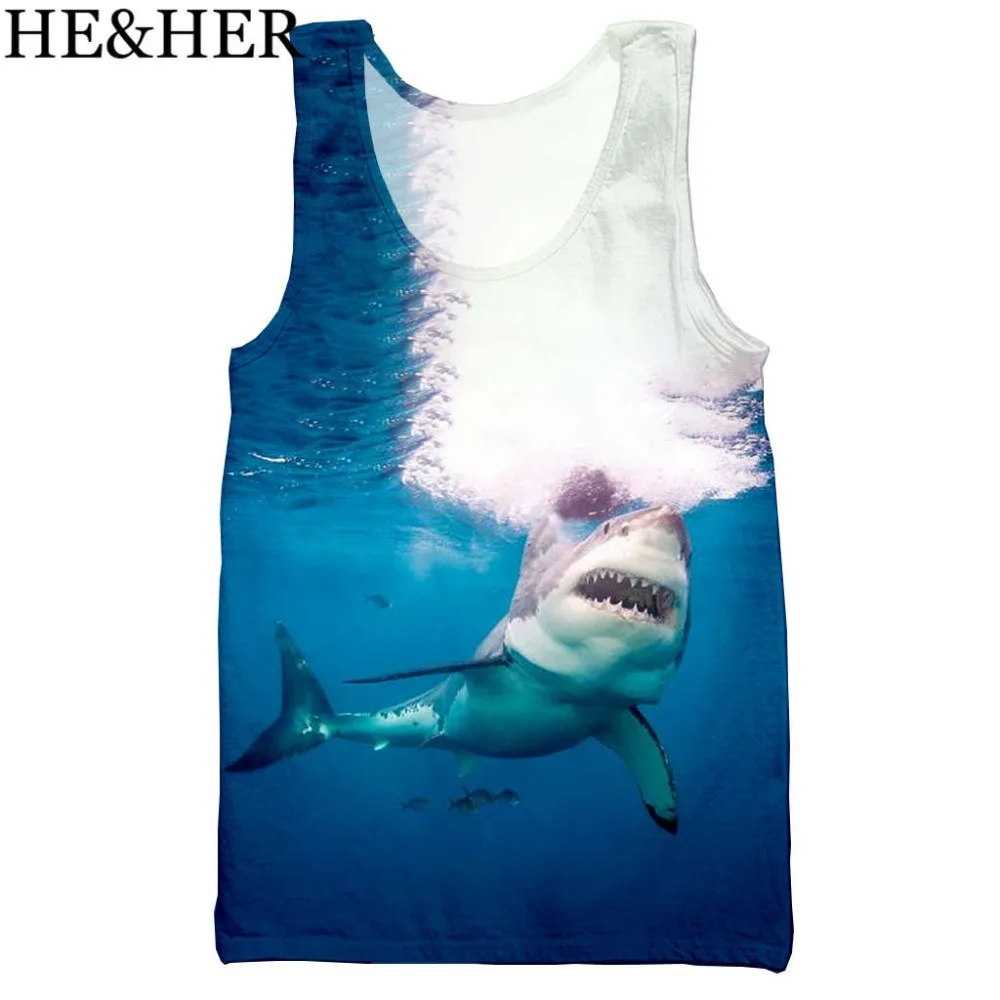 

New movie jaws 2 fashion men women tank top 3D printed cool workout tank top halter tank top for men women casual tops