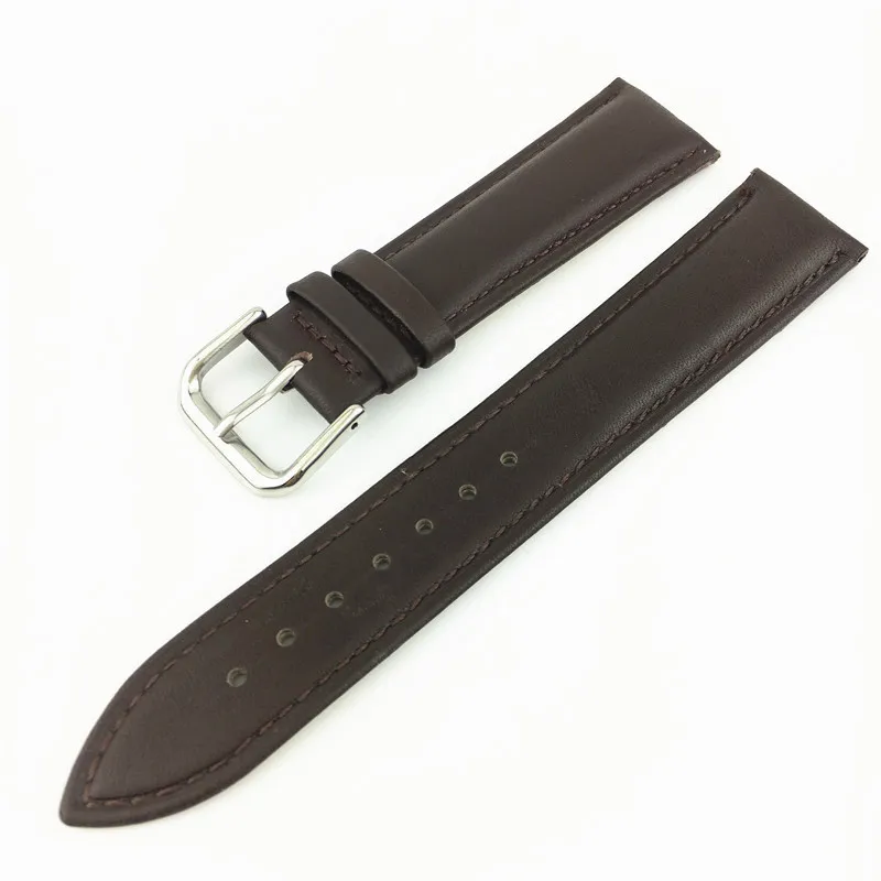 Genuine Leather Wristwatch Straps 12-26mm First layer calfskin Wristbands Easy To Install Comfortable Wear Watch Accessories