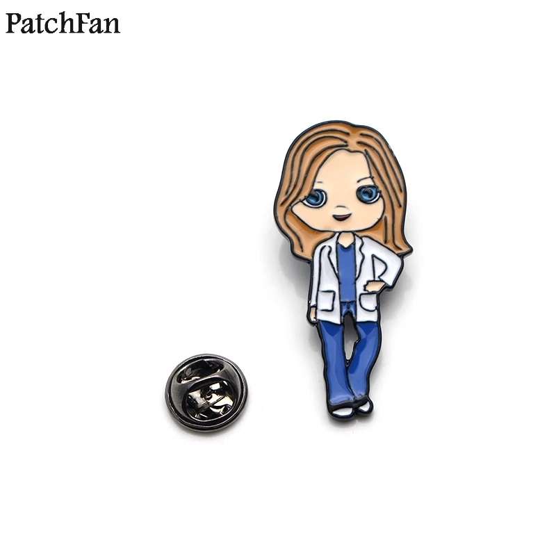 Patchfan Анатомия страсти цинка со смешными героями из мультфильмов шпильки рюкзак