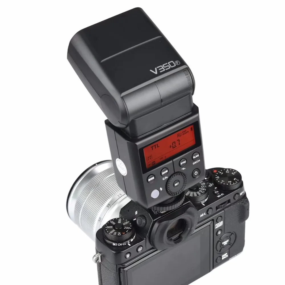 Вспышка Godox V350F TTL 2 4G Беспроводная HSS 1/8000 s со встроенным литий ионным