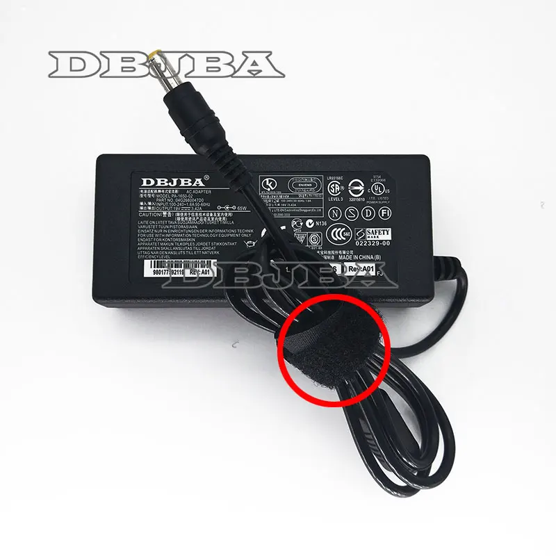 

Laptop AC Adapter Power Charger for Acer Aspire 1410 Series 19V 3.42A 65W 5.5*1.7 TravelMate 280 Series