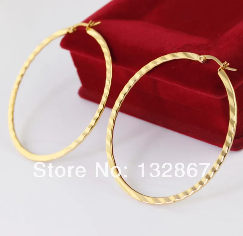 Fate Love Lot 5 пар оптом из нержавеющей стали 1 96 ''круглые серьги женские подарки