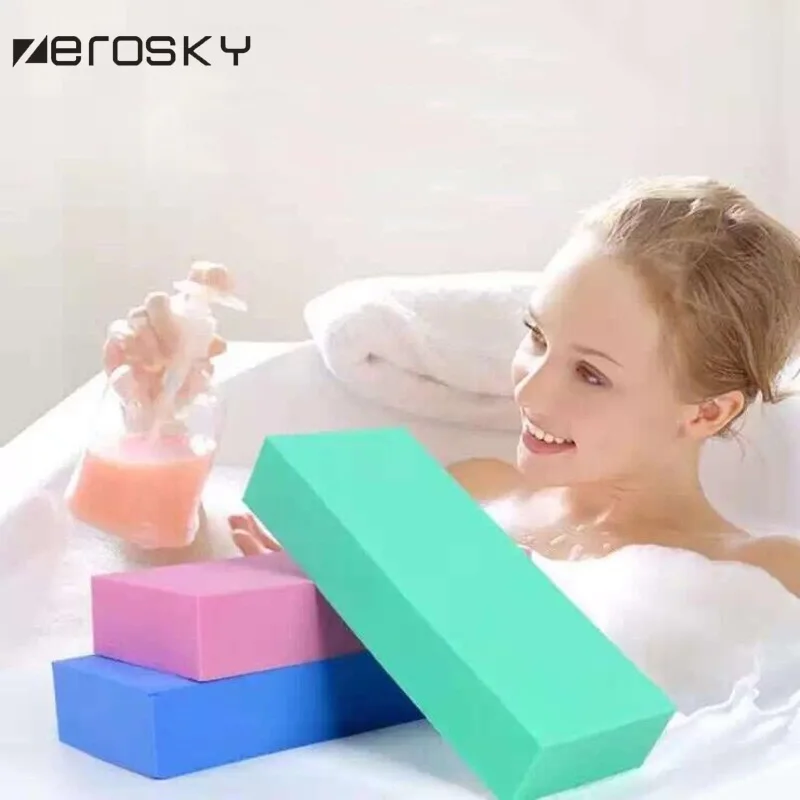 Zerosky супер мягкая губка Массажер для душа Спа скруббер щетка ванны бальное банное