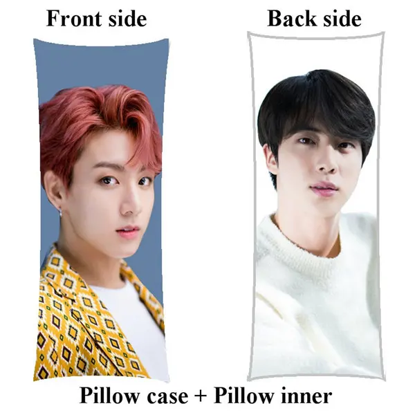 Boyfriend JungKook длинная подушка kpop Bangtan для мальчиков декоративные подушки для тела, включая внутренний индивидуальный подарок - Цвет: pillow