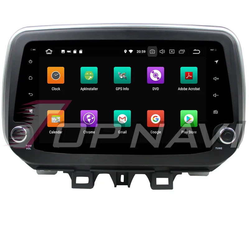 Автомобильный мультимедийный плеер Topnavi Android 8 0 стерео GPS навигация 2 Din без DVD для