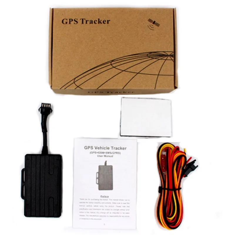 Мотоцикл автомобиль gps GSM трекер gps GPRS анти-потерянный монитор в режиме реального времени отслеживающее устройство LK210 gps трекер Автобус Грузовик - Цвет: with box no relay