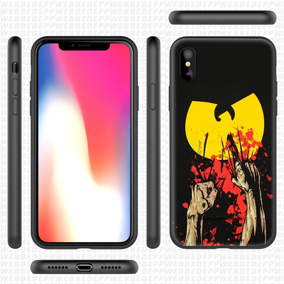 Мягкий силиконовый чехол WEBBEDEPP Wu Tang Clan для iPhone 11 Pro Xr Xs Max X или 10 8 7 6 6S Plus 5 |