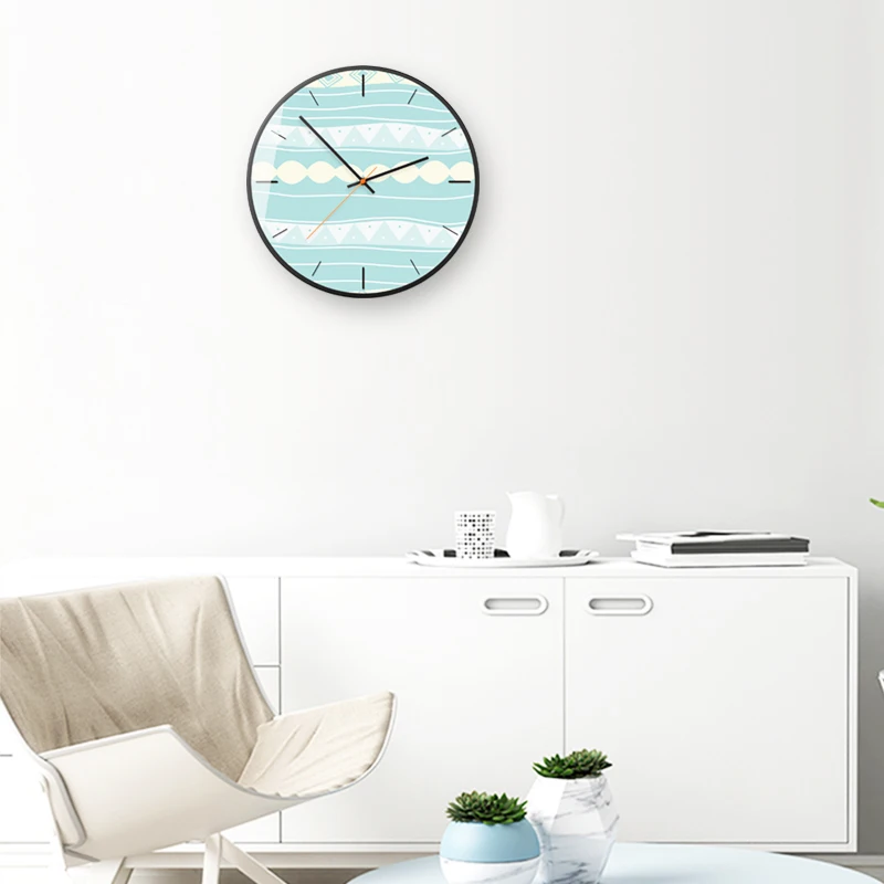 Рождество Маленькая атмосфера лиса милый ветер настенные часы современный тихий