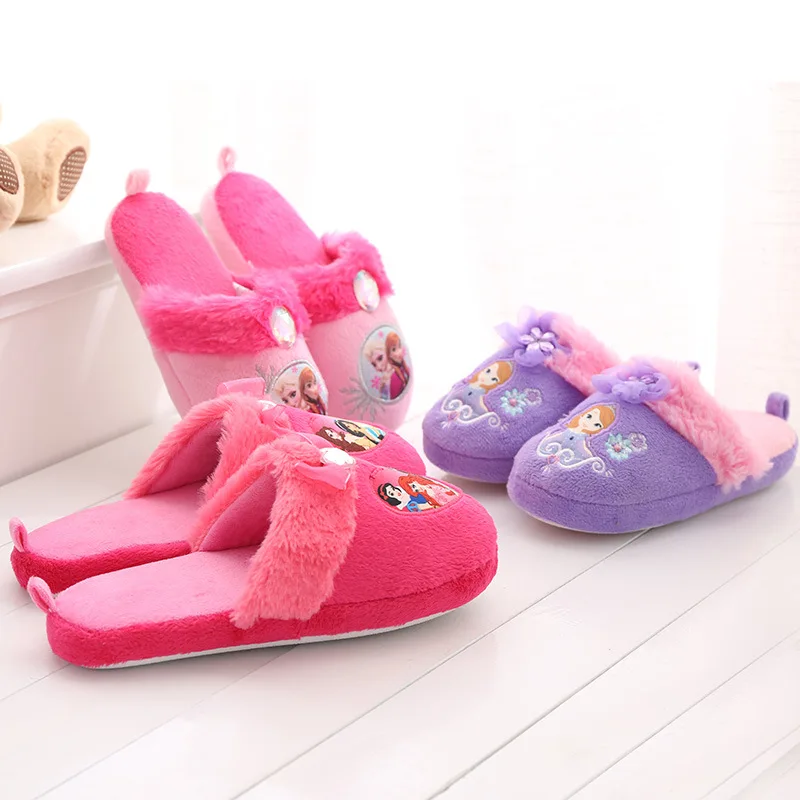 Дисней Холодное сердце на весну и осень зима с плюшевой подкладкой Домашняя