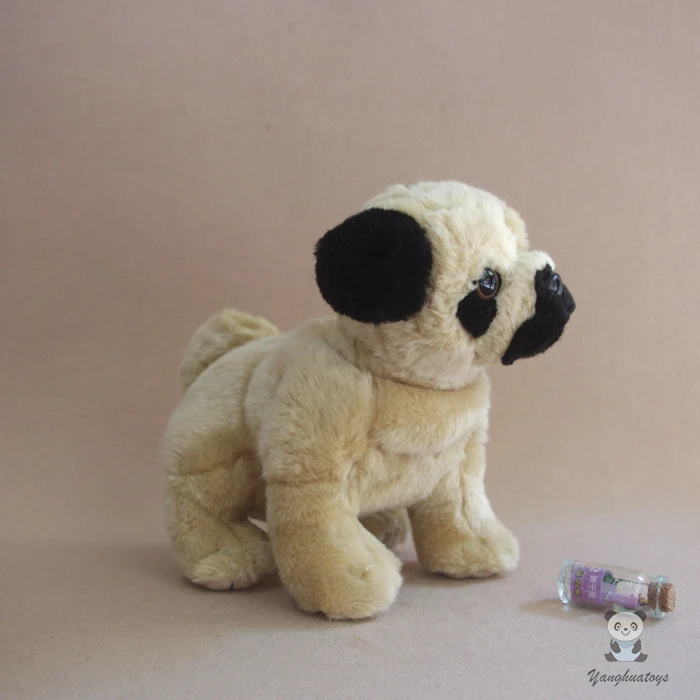 Мягкие игрушки-животные милый плюшевый стоячий мопс собака кукла Детская