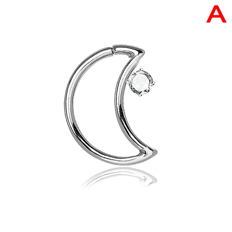 1 шт. медицинское титановое кольцо для пирсинга в носу | Украшения и аксессуары