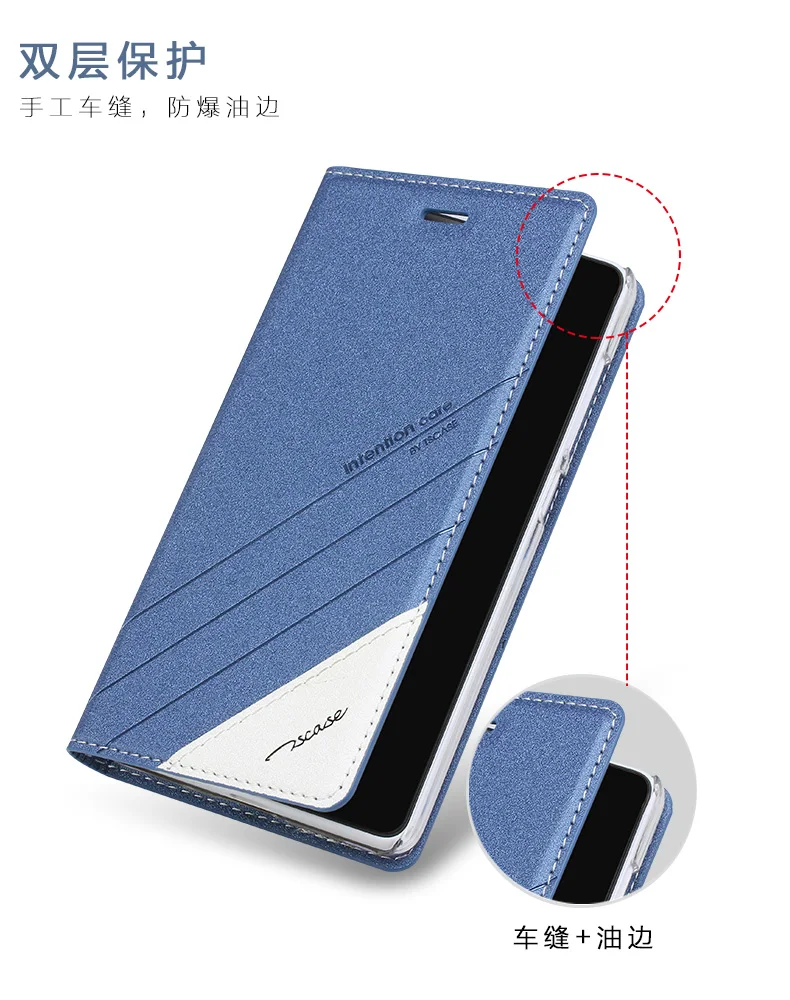 TSCASE For Xiaomi Mi 5S Plus Case Cover Flip PU Leather Stand Mi5S Magnetic Clip Protective Shield | Мобильные телефоны и
