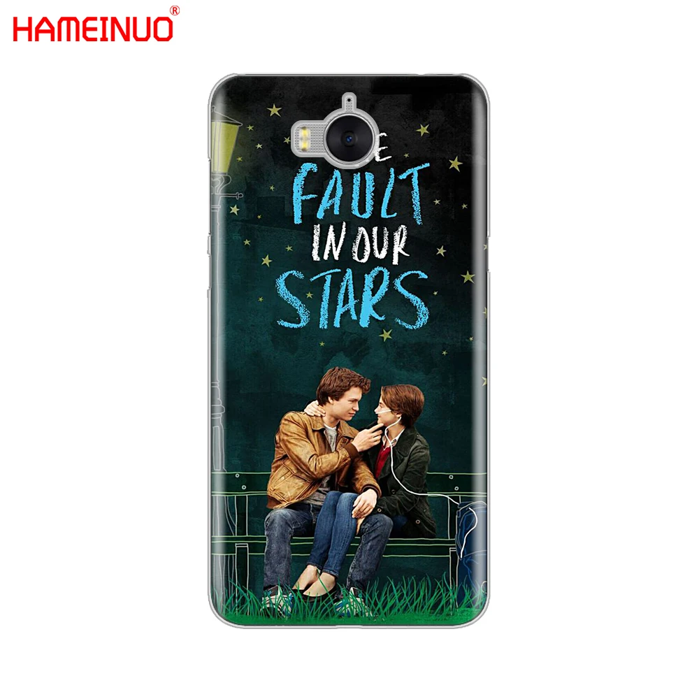 HAMEINUO ошибка в наших звездах чехол для сотового телефона huawei honor 3C 4X 4C 5C 5X 6 7 Y3 Y6 Y5 2 II