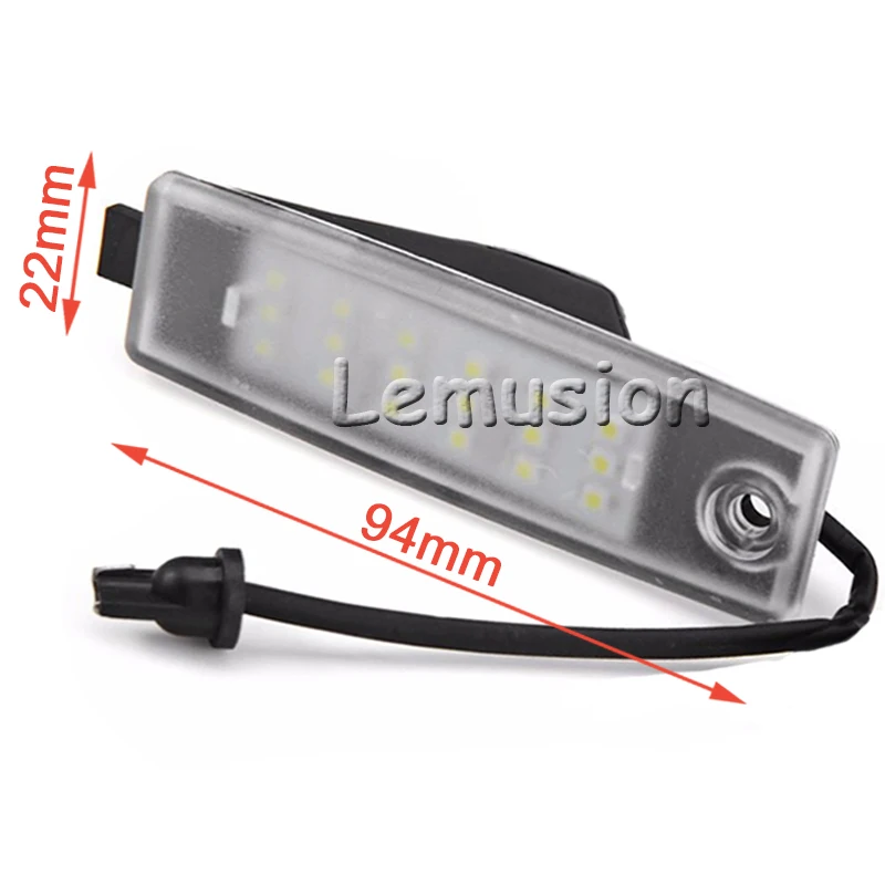 1 пара Автомобильный светодиодный номерной знак светильник дневные ходовые огни