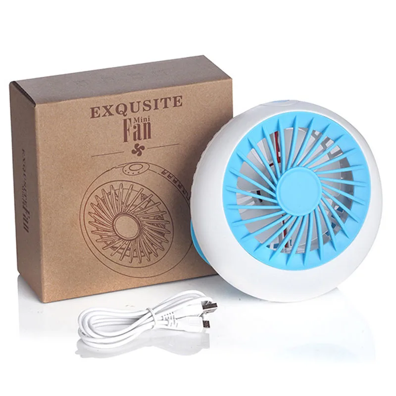 Перезаряжаемый Мини Складной вентилятор USB охлаждения портативный настольный
