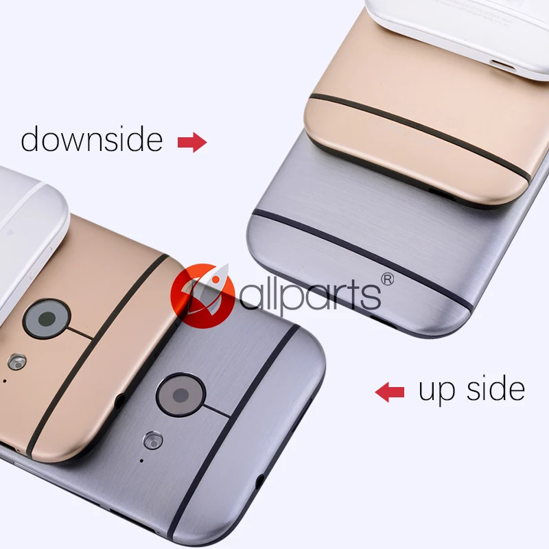 Задняя крышка для HTC One M8 Mini 2 Оригинал на батарею золотой|Корпусы и рамки для