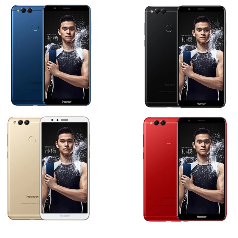 Honor 7X мобильного телефона Восьмиядерный двойной сзади Камера 3340 мАч 5 93 дюймов
