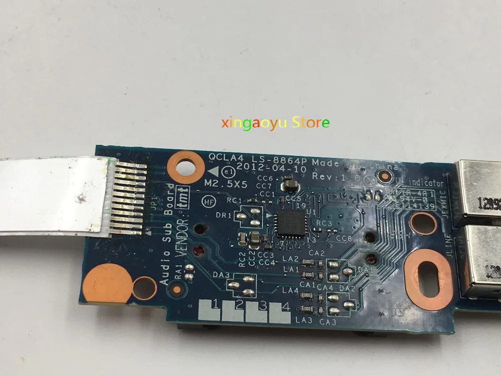 LS-8864P FOR Samsung 350V or 355V NP355V5C Audio socket &amp SD reader board w Cable Full Tested Free Shipping | Компьютеры и офис